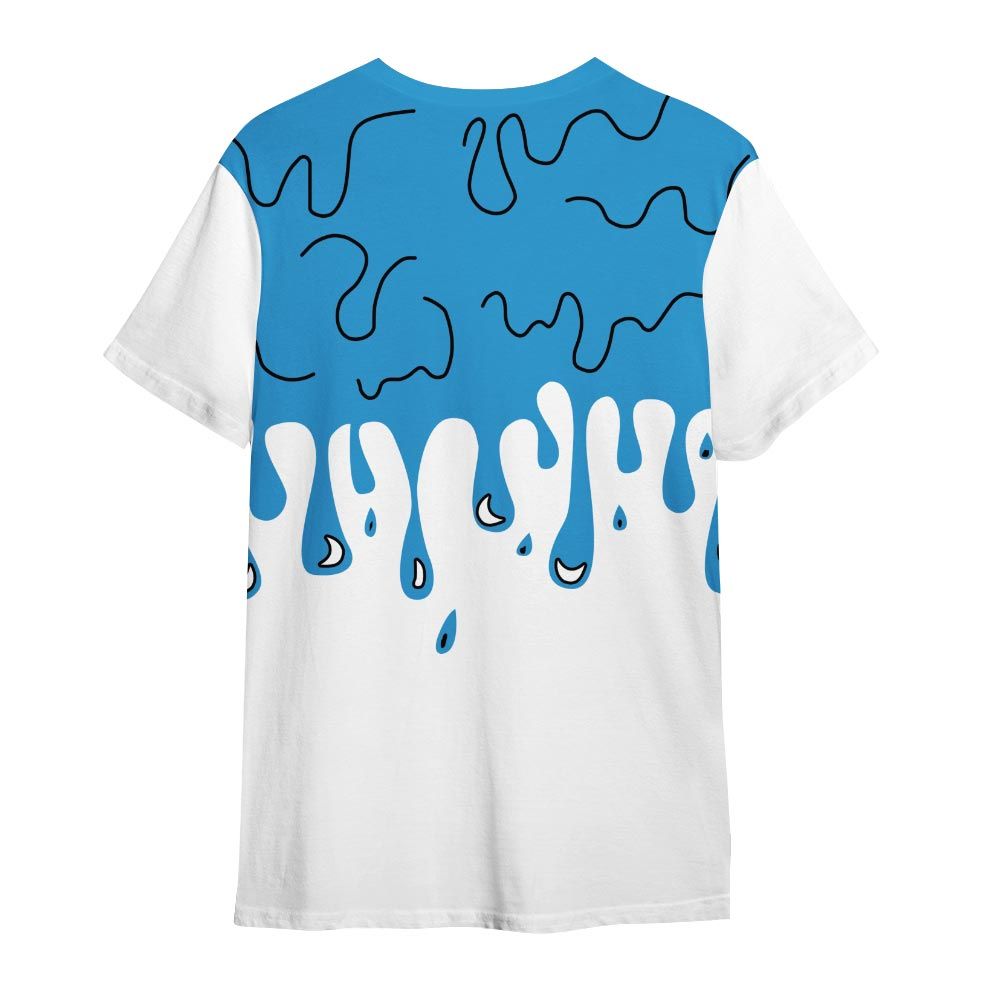 Shirt To Match Shirt Streetwear Kream Dripping, Powder Blue 9s T-- To Match Sneaker Powder Blue 9s Graphic Tee NCT