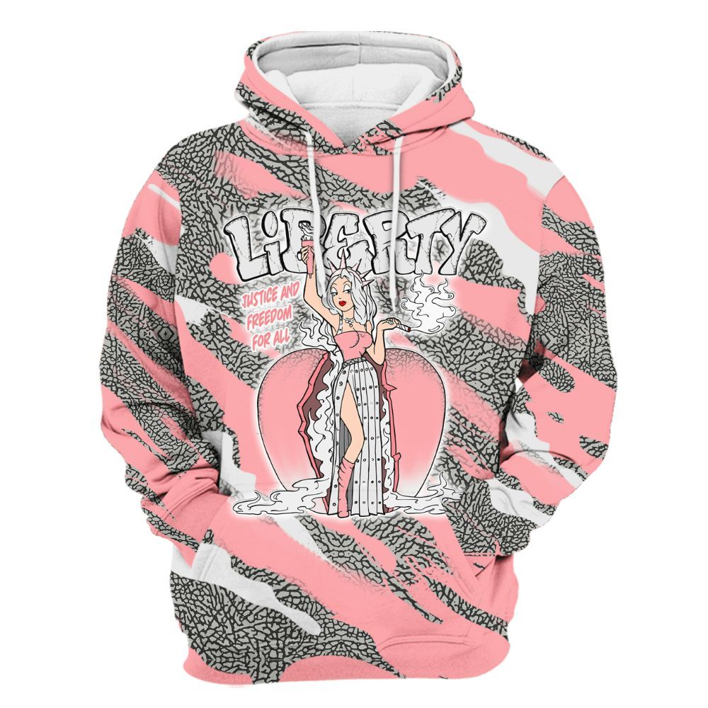 Hoodie To Match Retro Wings 3s - Midwest Cartoon Colored All Over Print