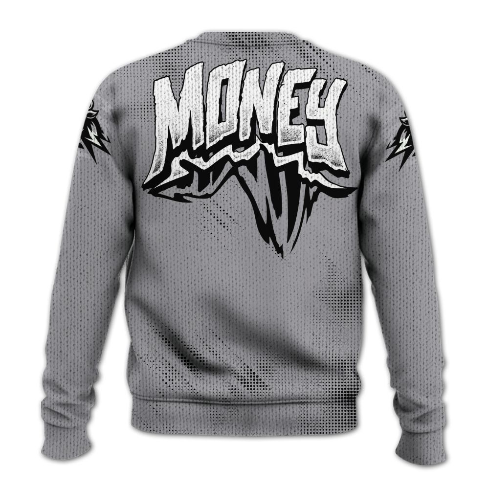 Knitted Sweater To Match Cement Grey 3s - Hustle Make Money
