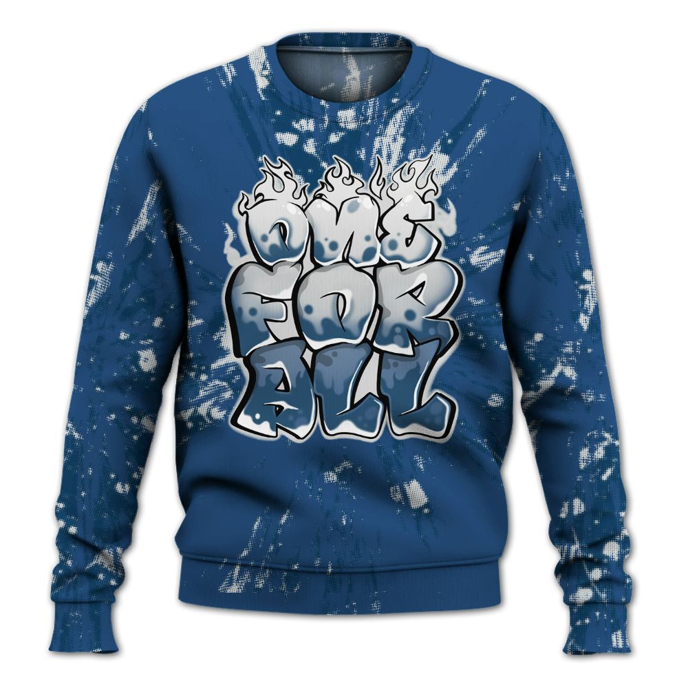 Sweatshirt To Match High OG Midnight Navy 1s - Ones For All Graphic Luxury All Over Print