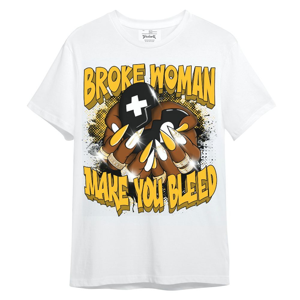 Shirt To Match Retro Aqua 5s - Broke Woman Heart Retro Unisex Shirt