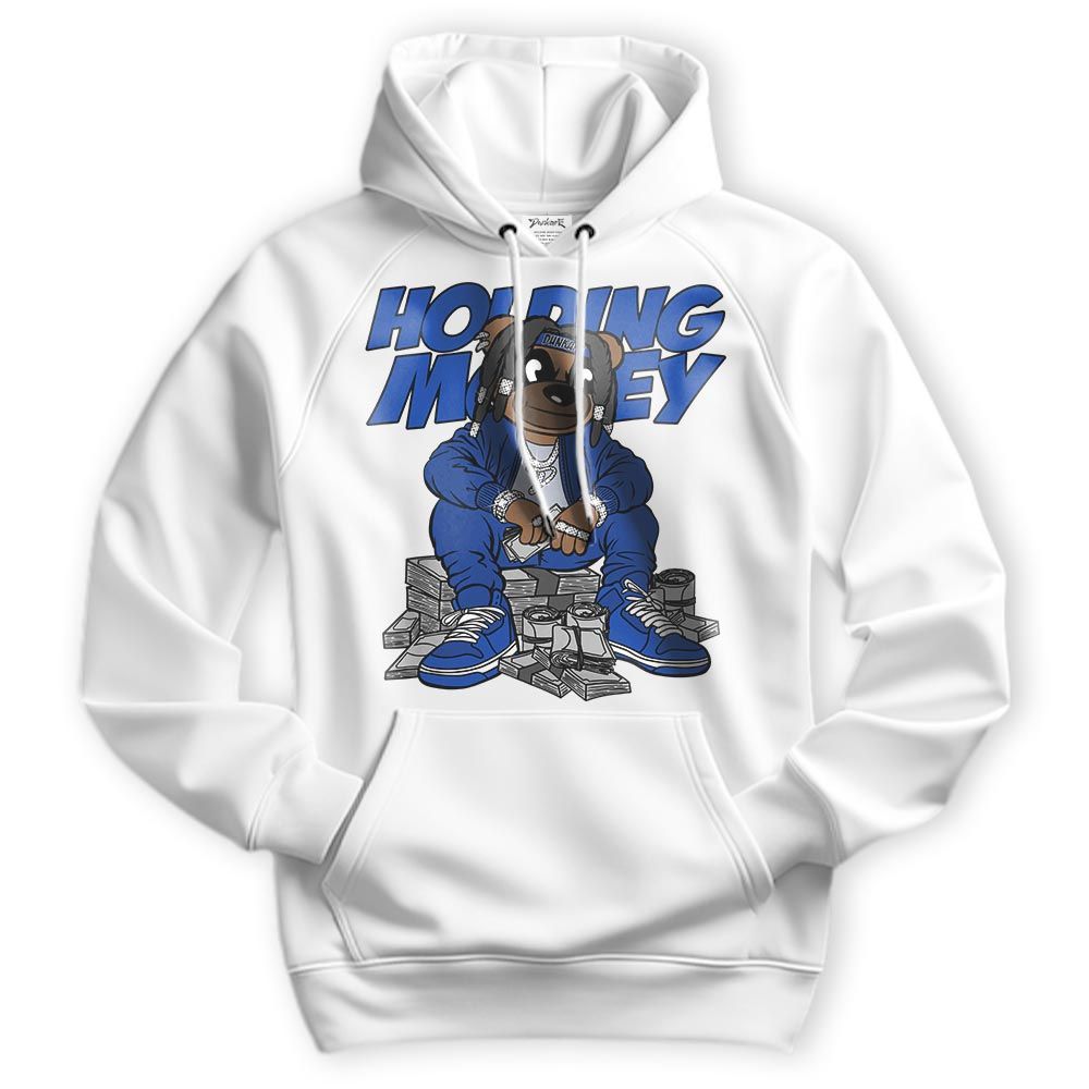Sweatshirt To Match Air Foamposite One Royal Hoodie - Possessing Moneys Bear Hoodie Unisex