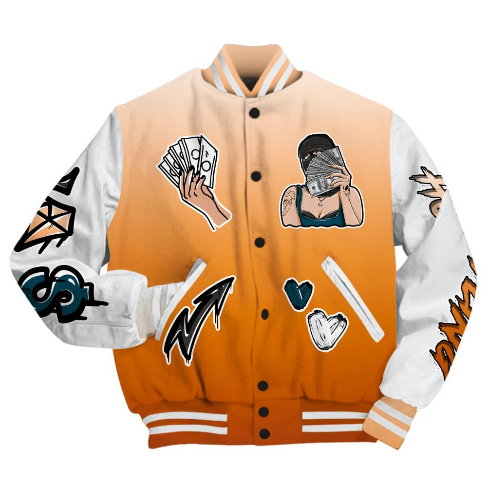 Varsity Jacket To Match Air Max One Block Down Churney - Hustling Unique All Over Print