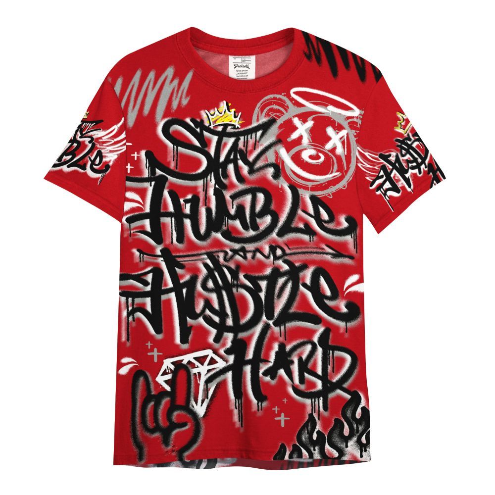 Shirt To Match Air Griffey Max Gray Reds 1s - Humble Drip Streetwear Graffity All Over Print