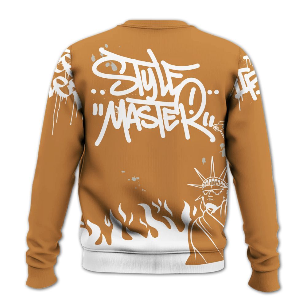 Sweatshirt To Match Dunk Low Nature Wheat Suede - Graphic Fck Around Find Out All Over Print