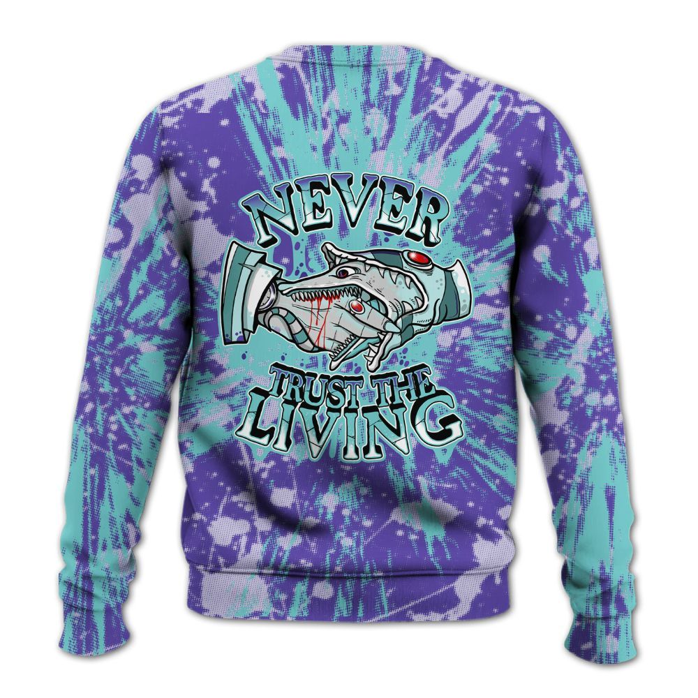 Sweatshirt To Match Low Hornets 1s - Never Trusting Living Graphic Halloween All Over Print