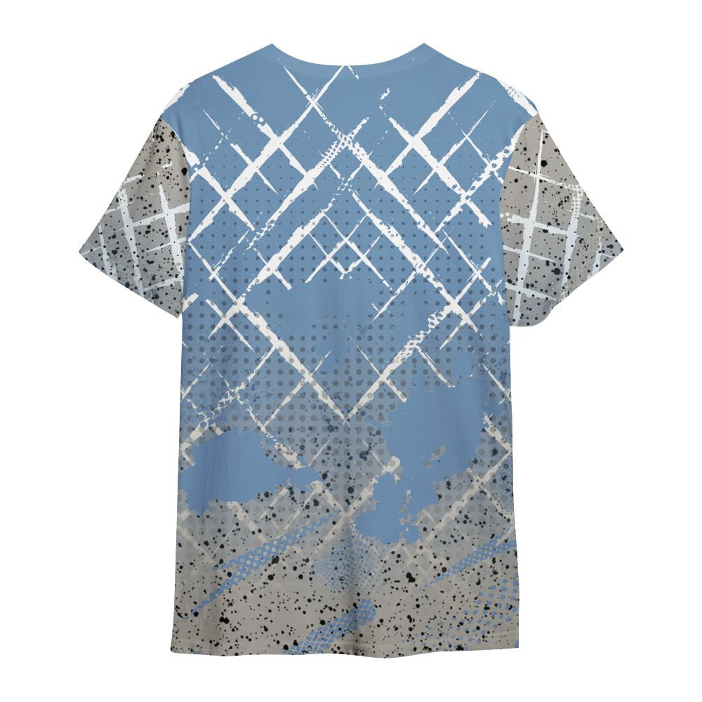 Shirt To Match University Blue 4s - Halftone Stand Business Dripping All Over Print
