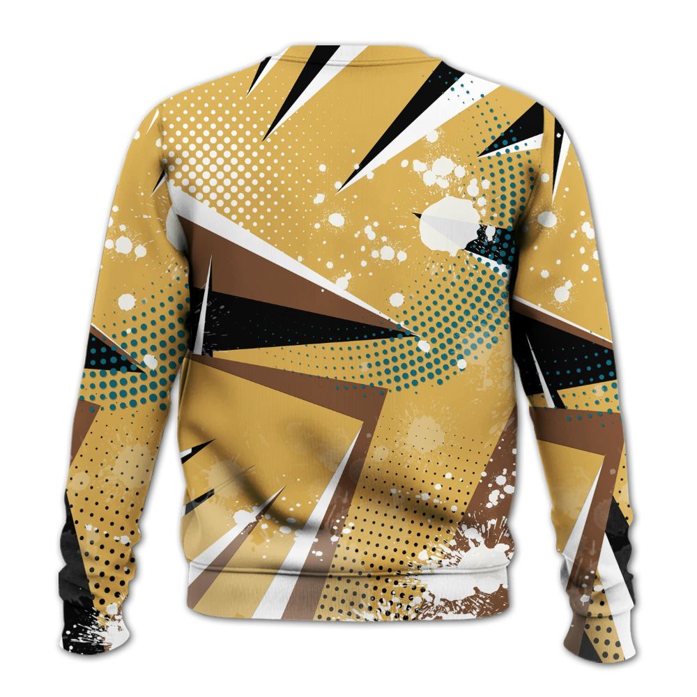 Sweatshirt To Match Retro Cacao Wow 4s - Poly Trust No One Dripping All Over Print