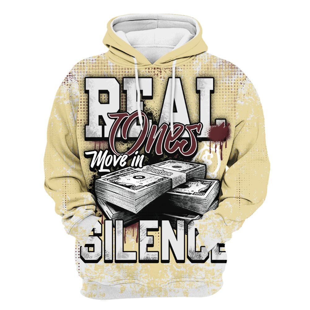Hoodie To Match Women Phantom 12s - Move In Silence Money Street Retro All Over Print