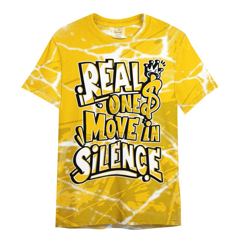 Shirt To Match Vivid Sulfur 4s - Ones Move In Silence Graphic Profound Shirt Unisex