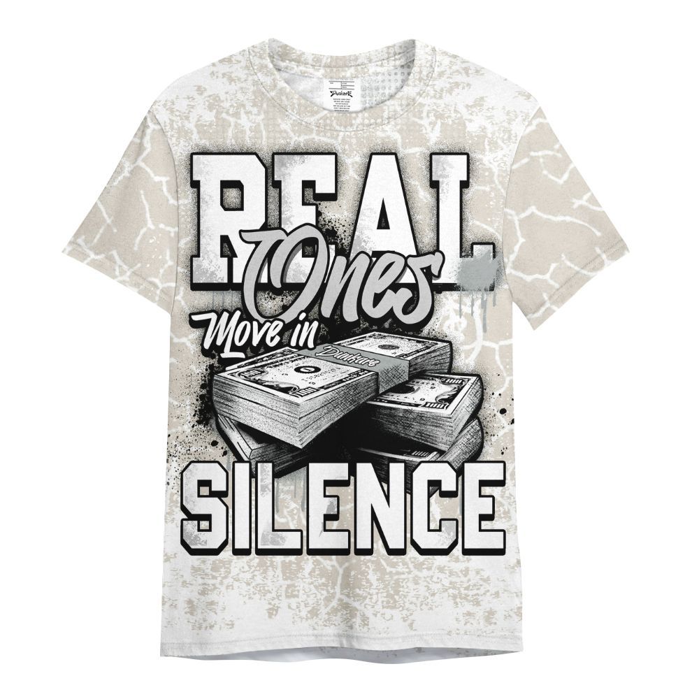 Shirt To Match Retro Pure Money 3s - Move In Silence Money Street Retro All Over Print