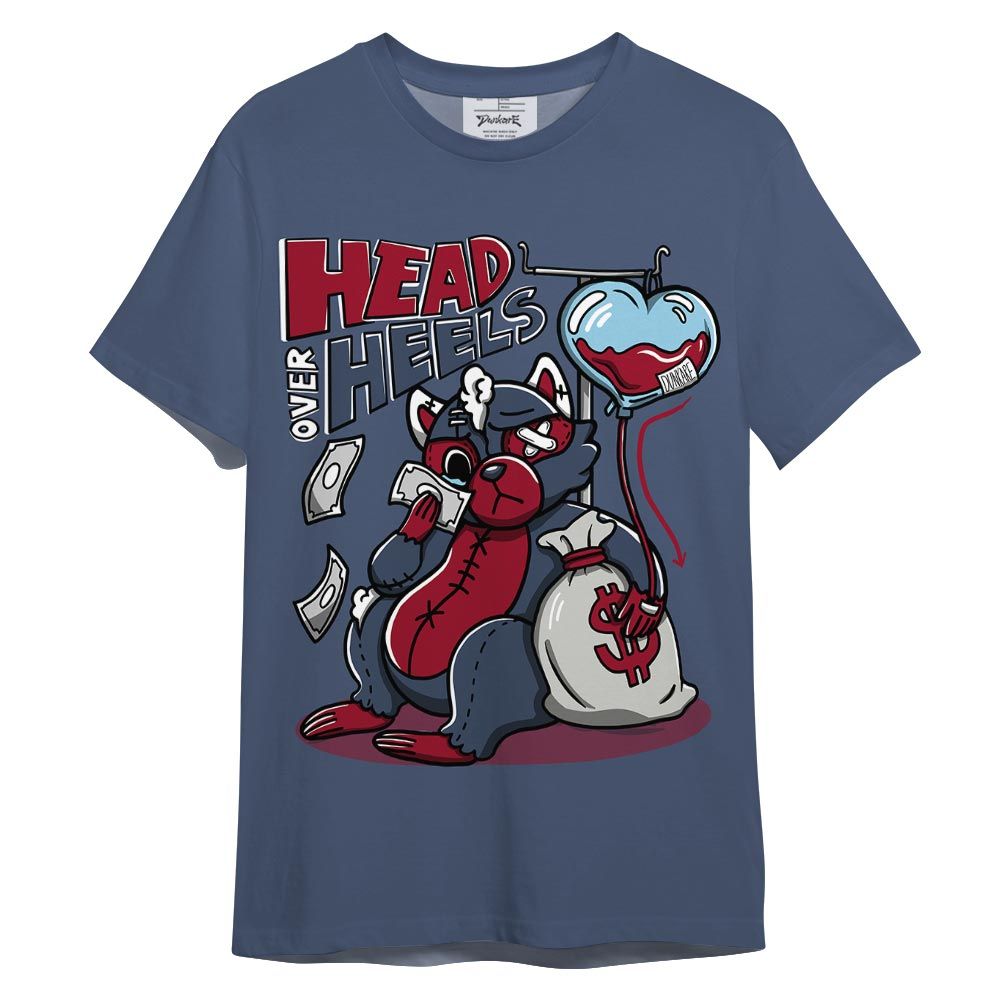 Shirt To Match Retro Olympic 6s T-- Head Over Heels Raccoon Color T-Shirt Unisex