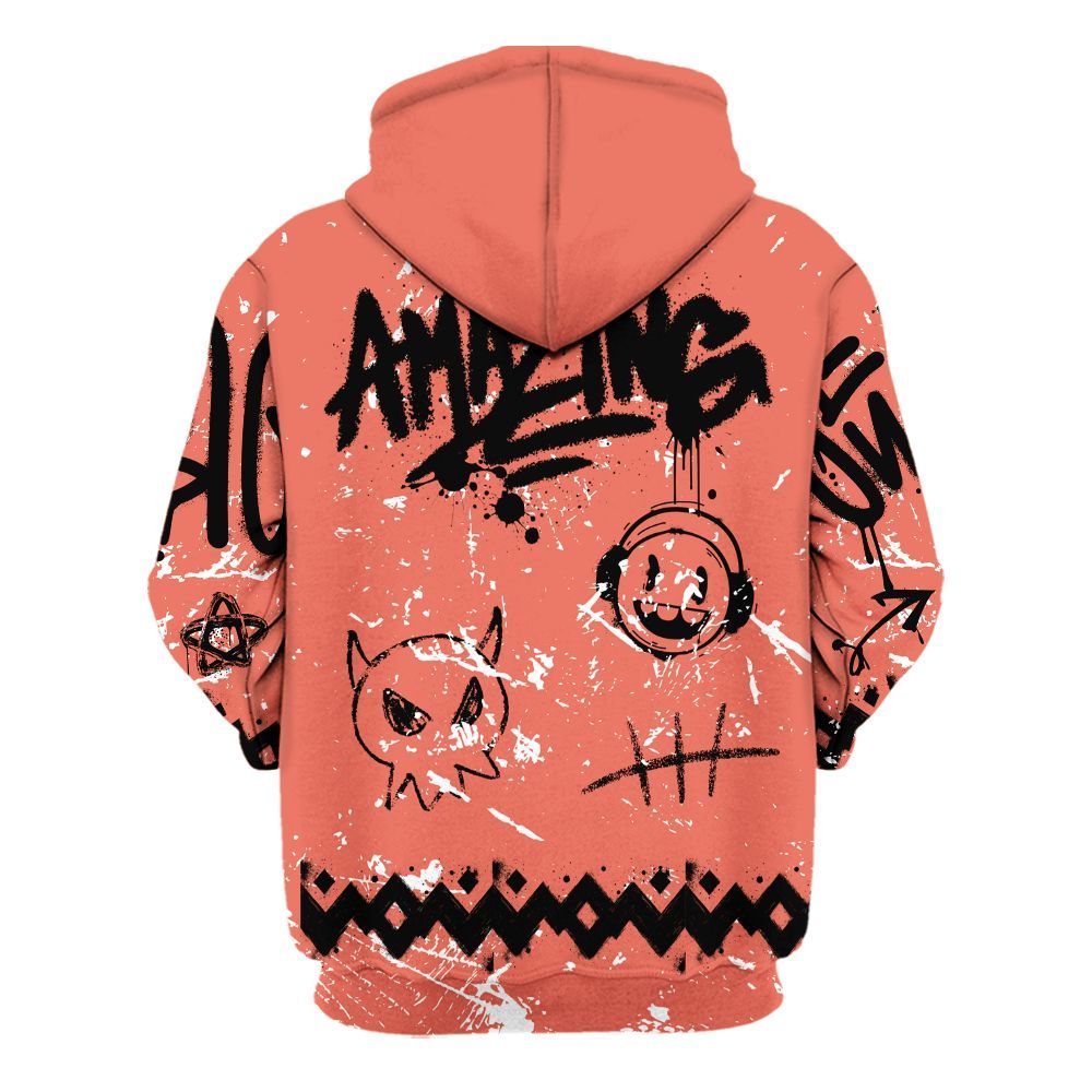 Hoodie To Match Low OG PSG 1s - Friday Sneaker Crayon All Over Print