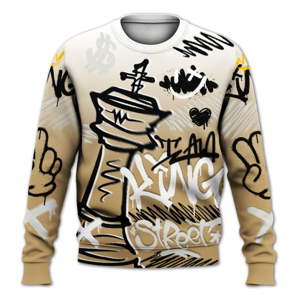 Sweatshirt To Match Black LD 1000 - Street King Chess Streetwear All Over Print