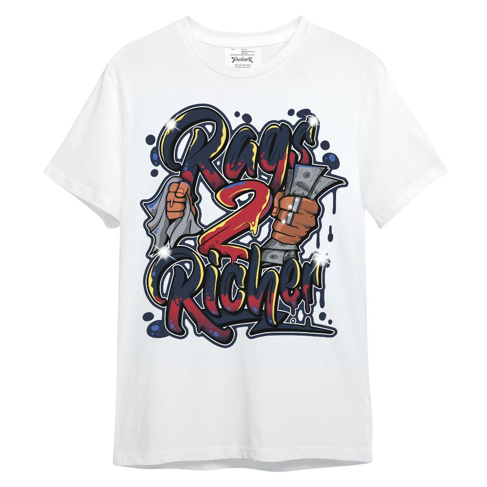 Shirt To Match Dunk Low COJP What The 2024 - Rag 2 Rich Graphic Unisex Shirt