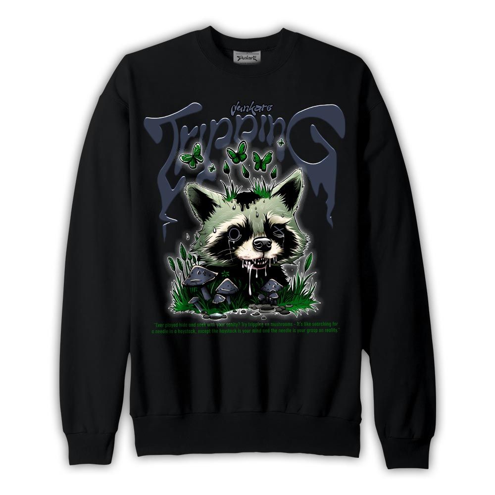 Sweatshirt To match Midnight Navy 13s Sweatshirt - Tripping Raccoon Graphic