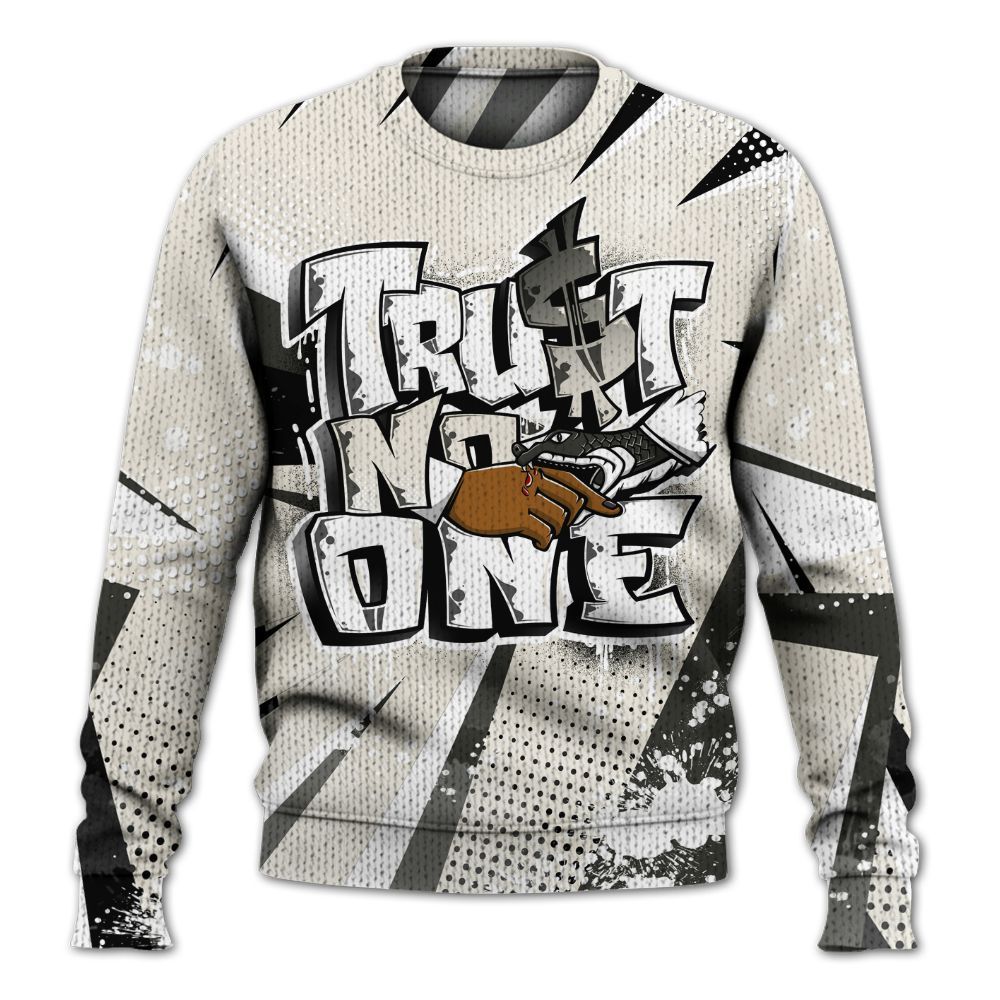 Knitted Sweater To Match Air Max Plus Moonlight Swarovski - Poly Trust No One Dripping