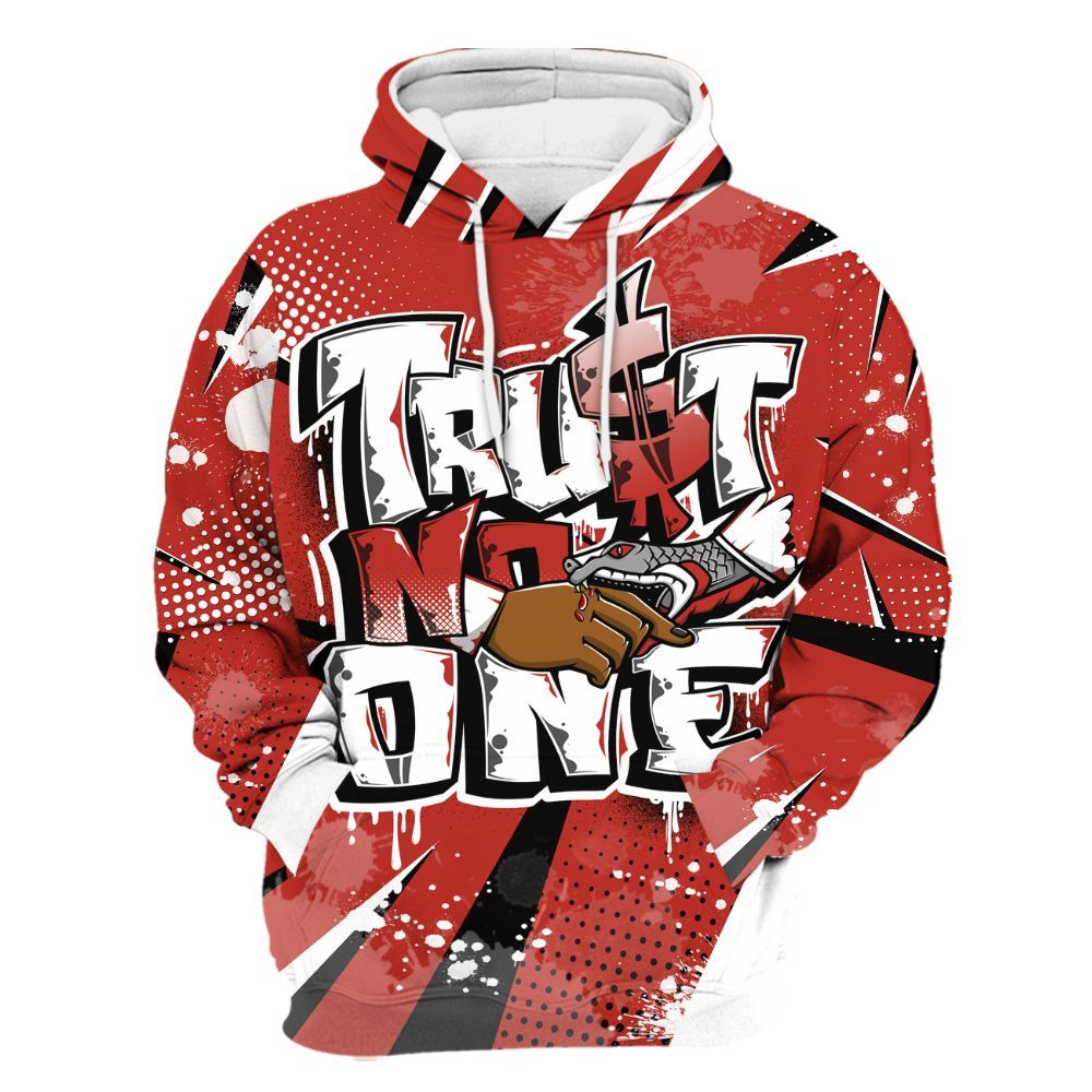 Hoodie To Match Dunk Low St. Johns - Poly Trust No One Dripping All Over Print