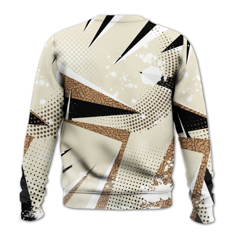 Sweatshirt To Match Orewood Brown 3s - Poly Trust No One Dripping All Over Print