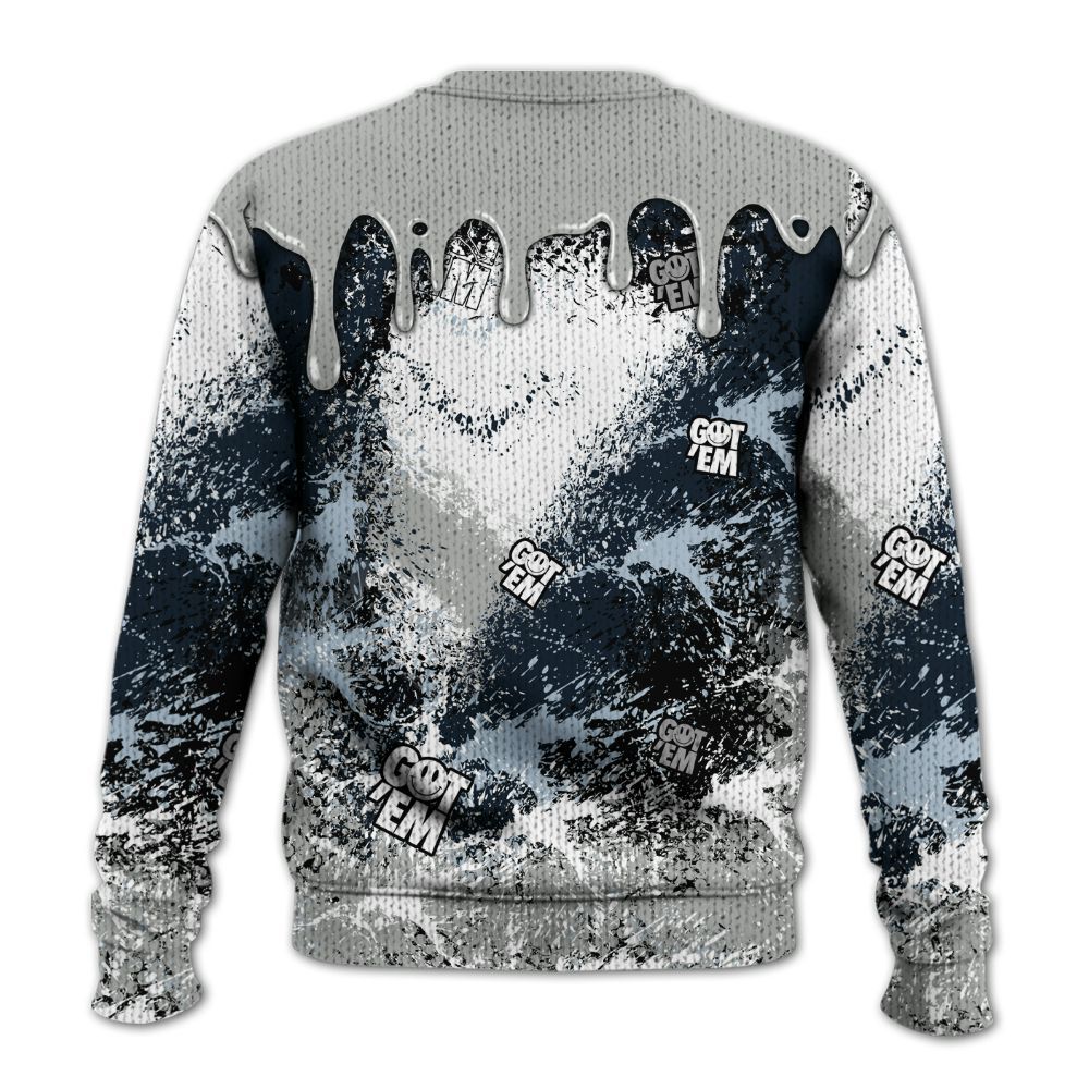 Knitted Sweater To Match Retro Georgetown 6s - Dripping 23 Drip