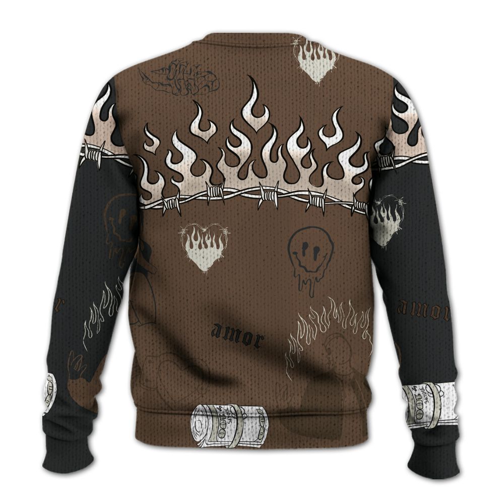 Knitted Sweater To Match Palomino 1s - Snake Trust No One