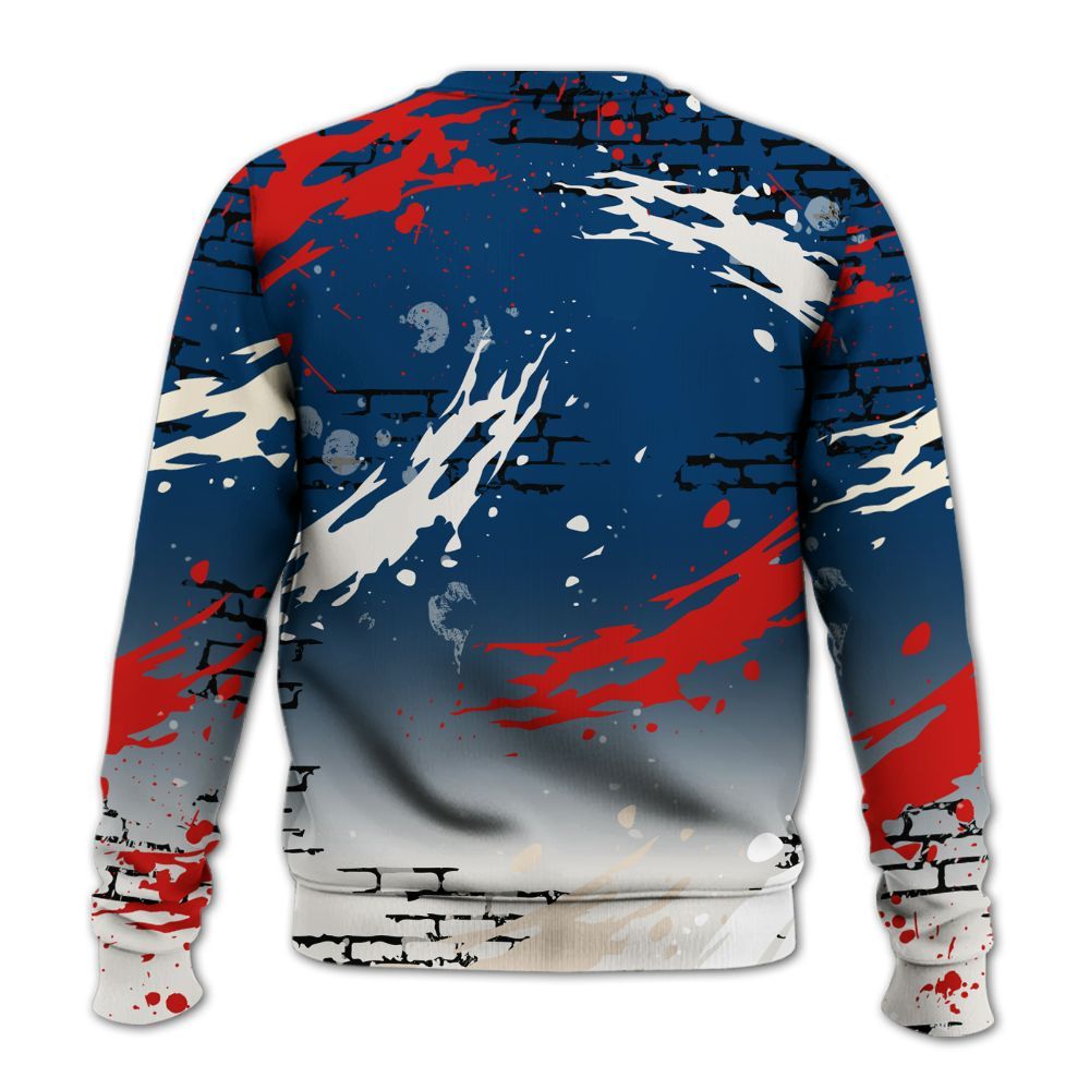 Sweatshirt To Match Retro Rare Air 11s - Values Of Loyalty Drip All Over Print