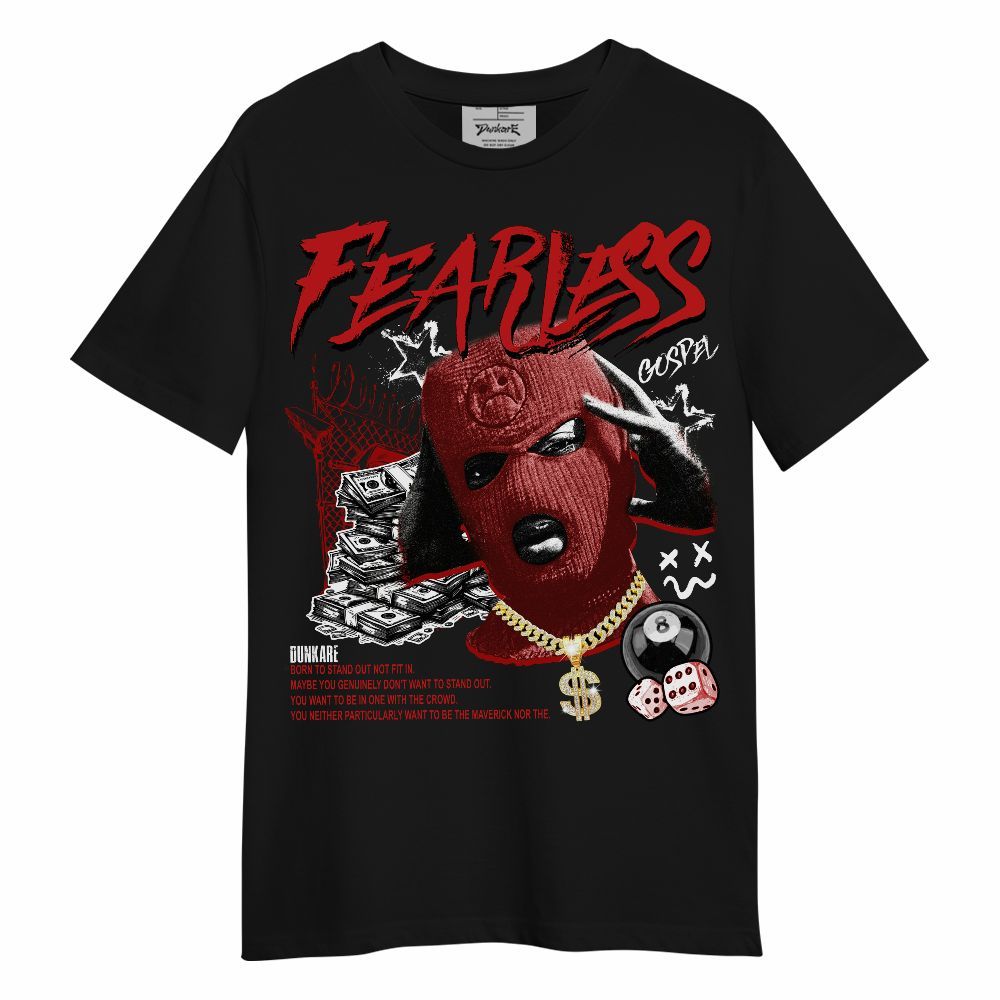 Shirt To Match Bred Reimagined 4s - Fearless Gospel Streewear Money Unisex Shirt