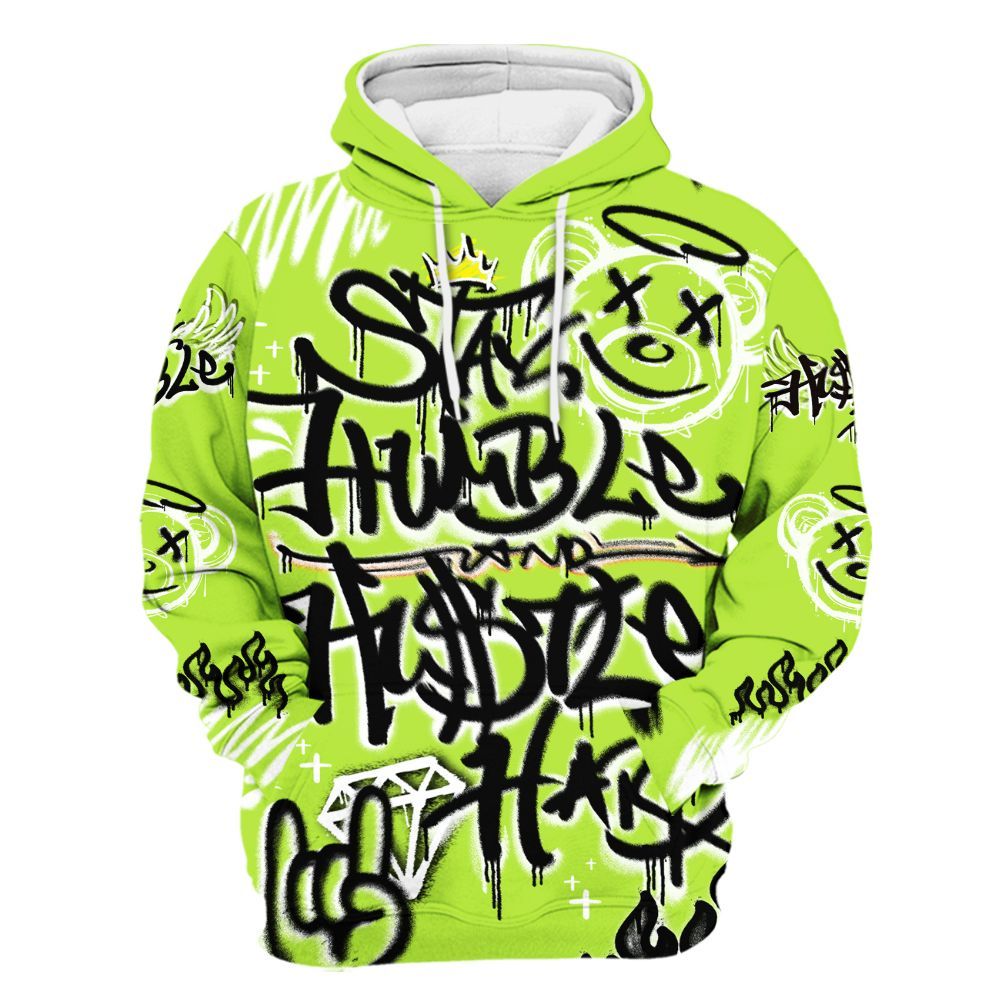 Hoodie To Match Air Force 1 Low Dance Volt - Humble Drip Streetwear Graffity All Over Print