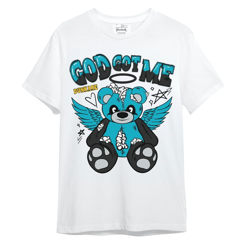 Shirt To Match Retro Aqua 5s - Gods Guides Me Bear Unisex Shirt