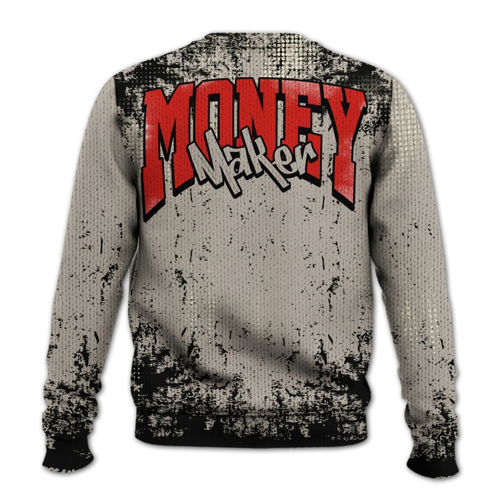 Knitted Sweater To Match Low OG Phantom 1s - Move In Silence Money Street Retro