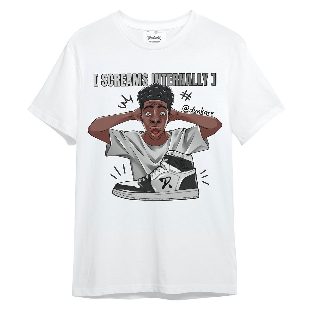 Shirt To Match Metallic Silver 14s - Scream Internally Unisex Shirt