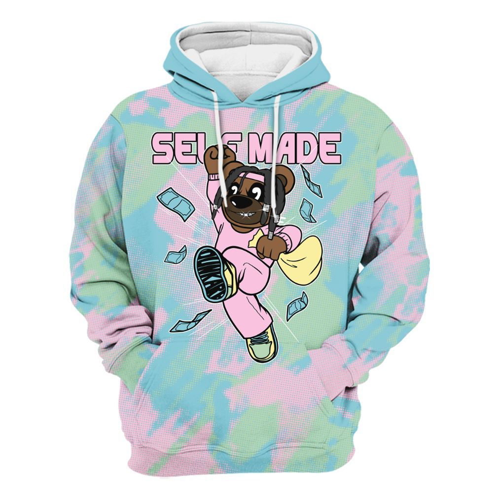Hoodie To Match SB Dunk Low Visty - Autonomous Bear Abstract Halftone All Over Print