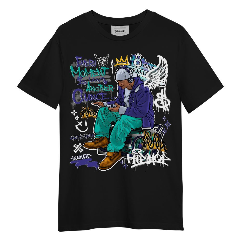 Shirt To Match Retro Grape 5s - 8Mile Movie Graffiti Graphic