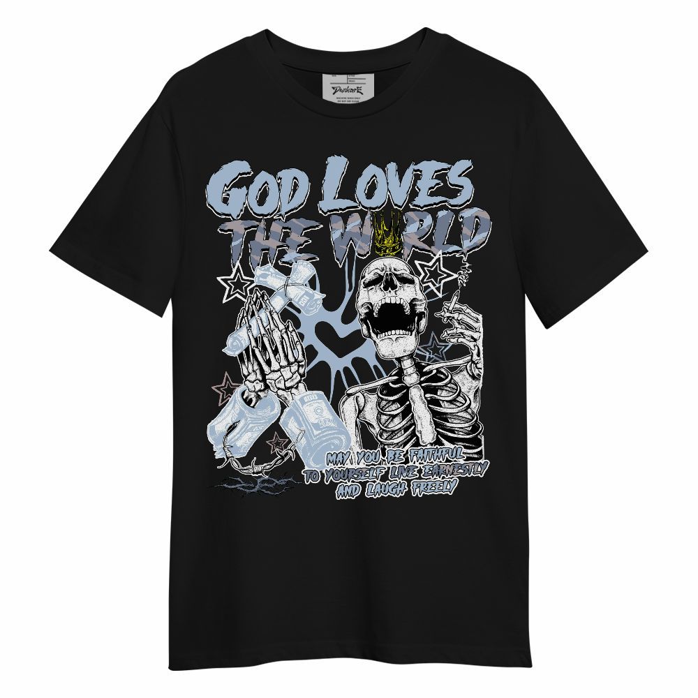 Shirt To Match Ja 2 Induction - God Loves The World Unisex Shirt