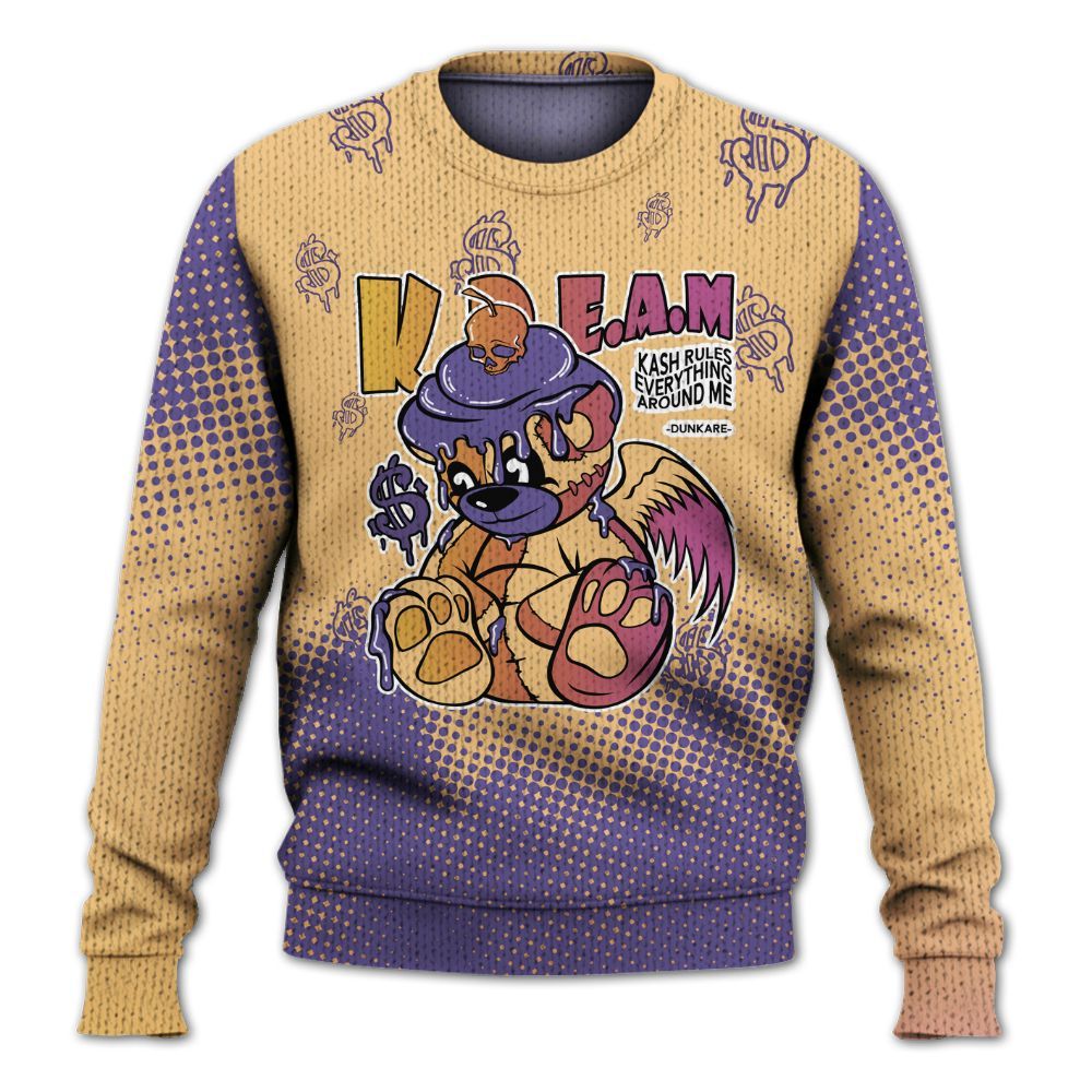 Knitted Sweater To Match Book Sunset 1s - Loot Bear Unique Drip