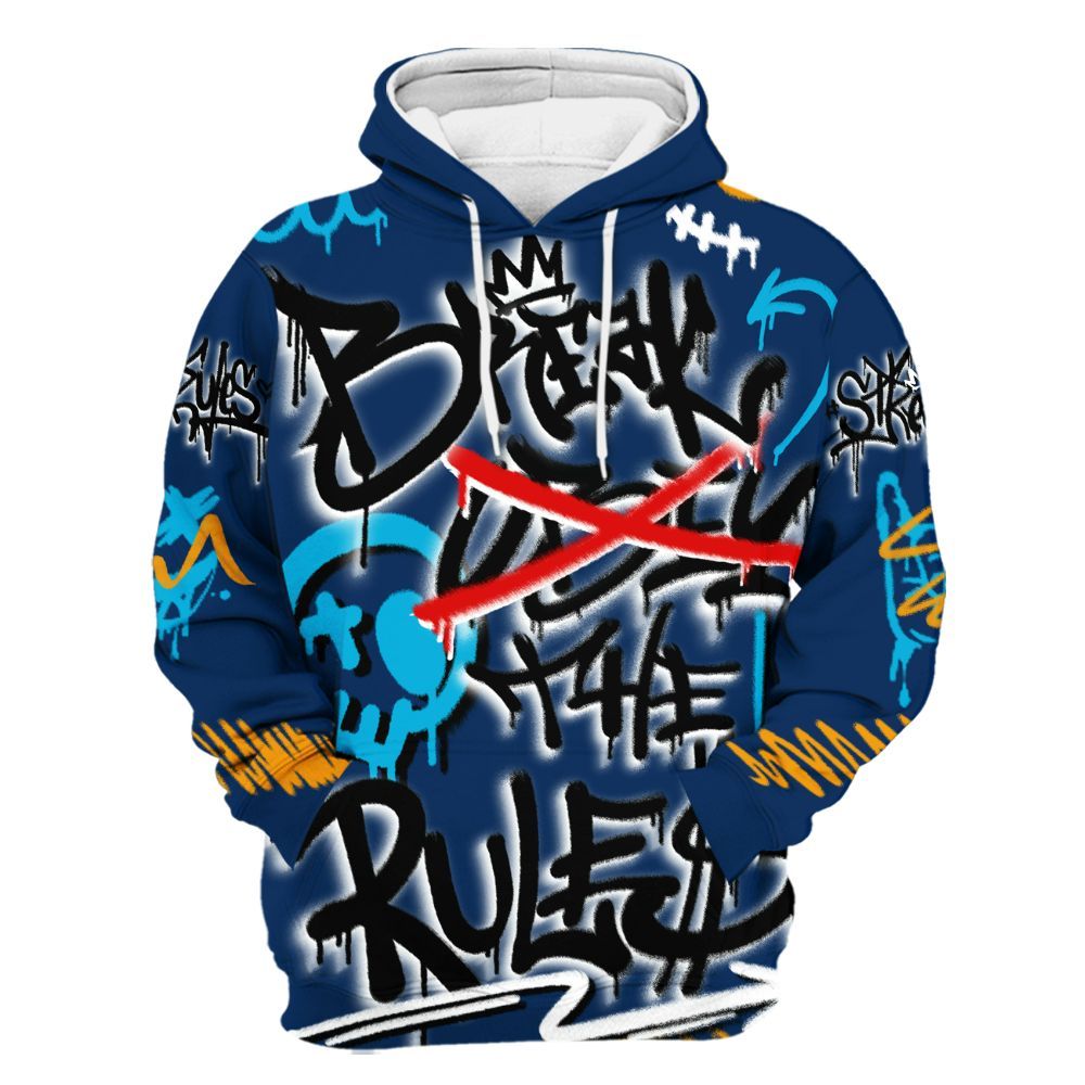 Hoodie To Match Dunk Low GS Electric Algae - Break Rules Streetwear All Over Print