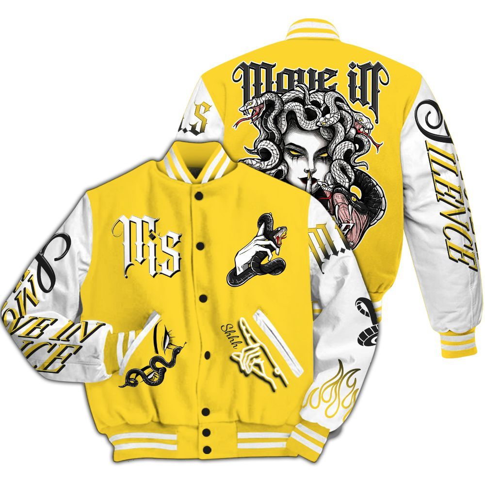 Varsity Jacket To Match Mid New Love 2025 1s - Girl Move In Silence All Over Print