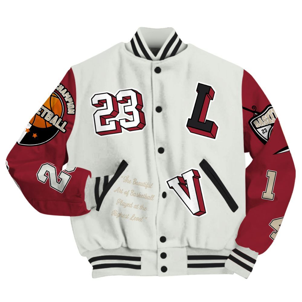Varsity Jacket To Match Chicago 2025 40s - The GOAT Got Em All Over Print