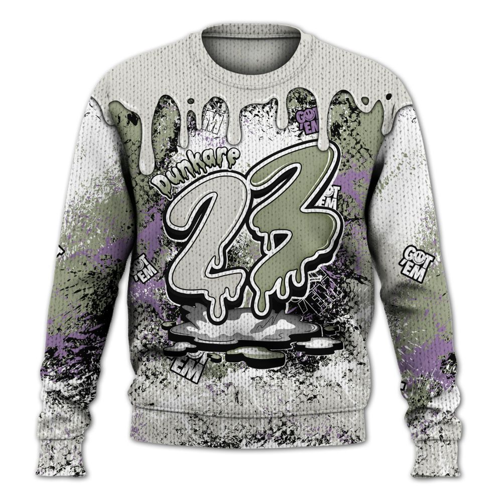 Knitted Sweater To Match Dunk Low Floral Swoosh 2025 - Dripping 23 Drip