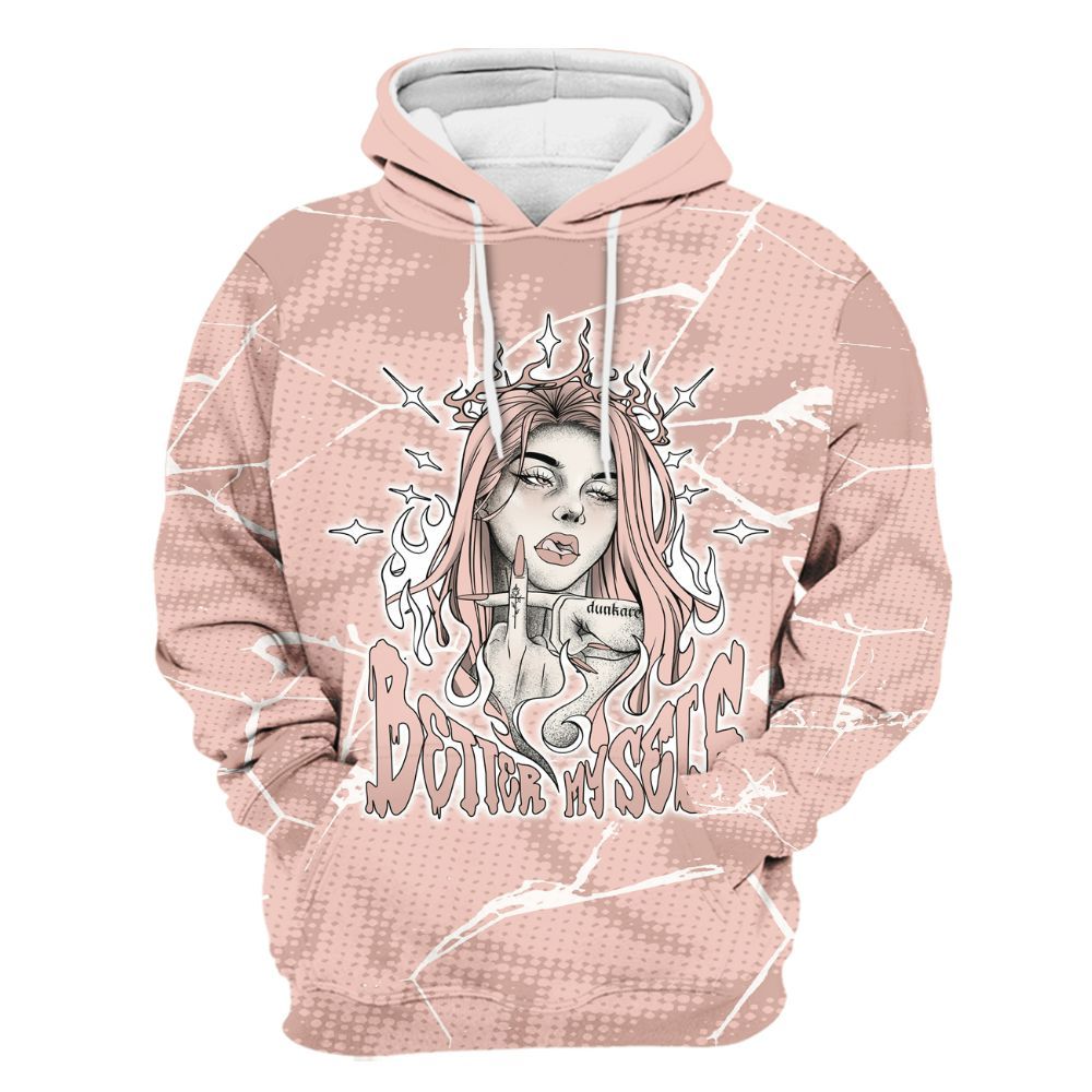 Hoodie To Match Low Legend Pink 11s - My-Self Crack Unique All Over Print