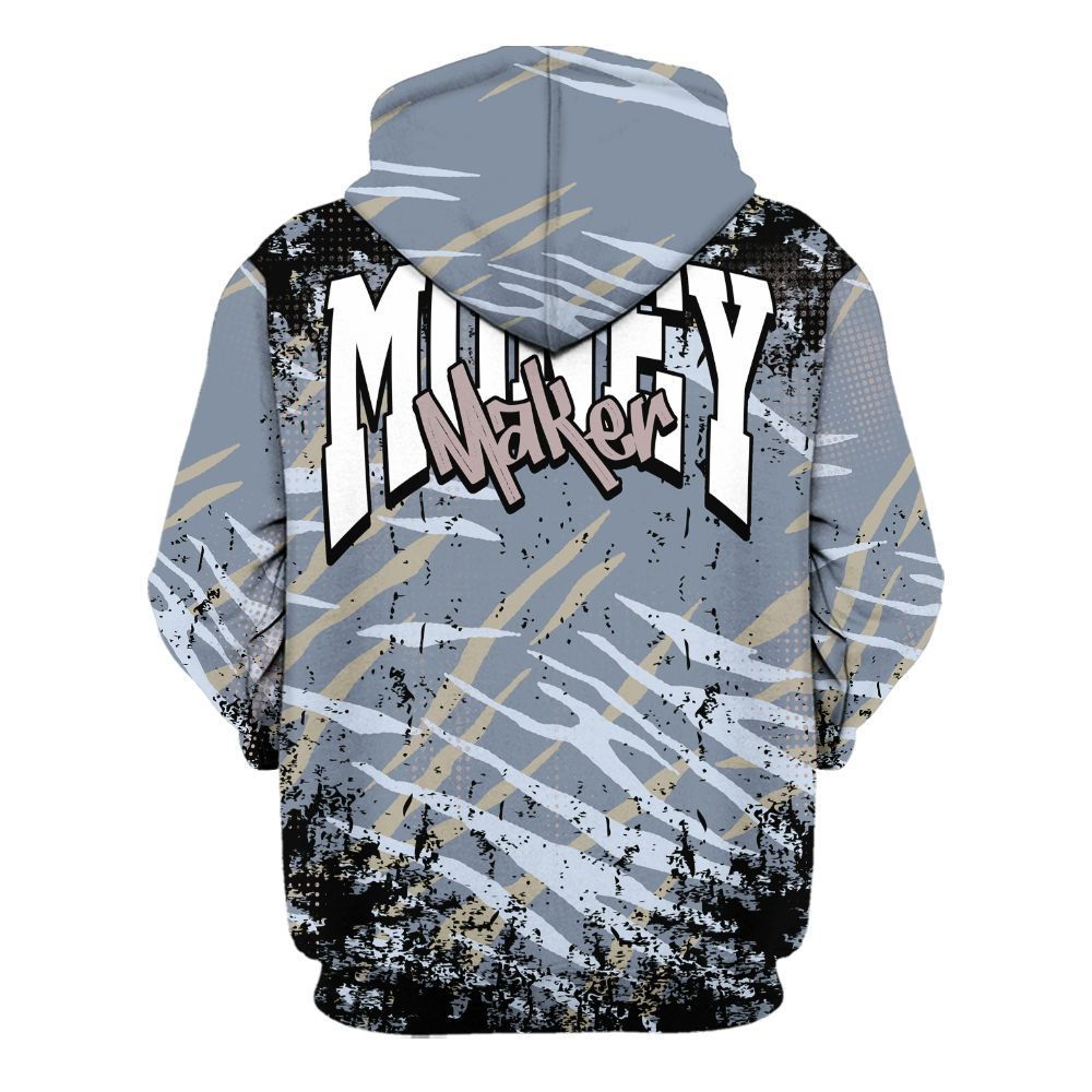 Hoodie To Match Ja 2 Induction - Move In Silence Money Street Retro All Over Print