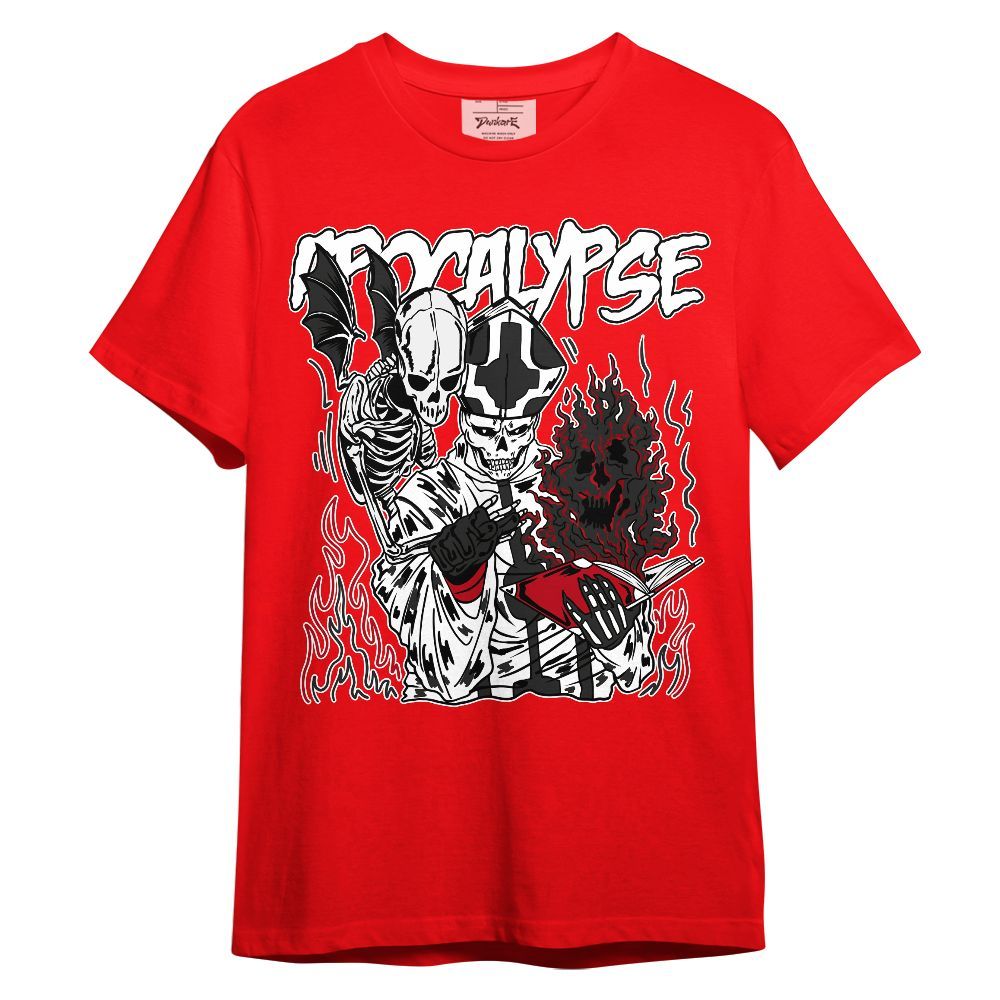 Shirt To Match Bred Velvet 11s - Apocalypse Skeleton Unisex Shirt
