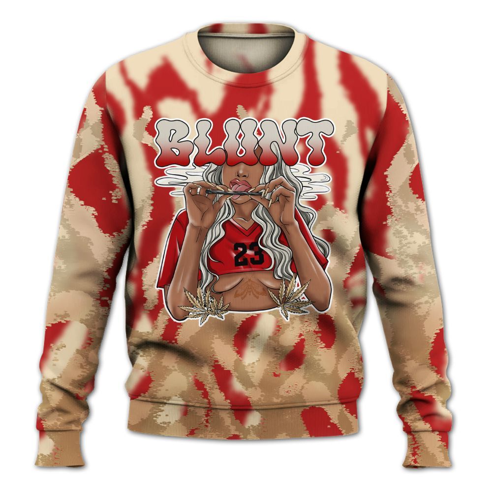 Sweatshirt To Match Dunk Low Strawberry Waffle - Bluntz Burnz All Over Print