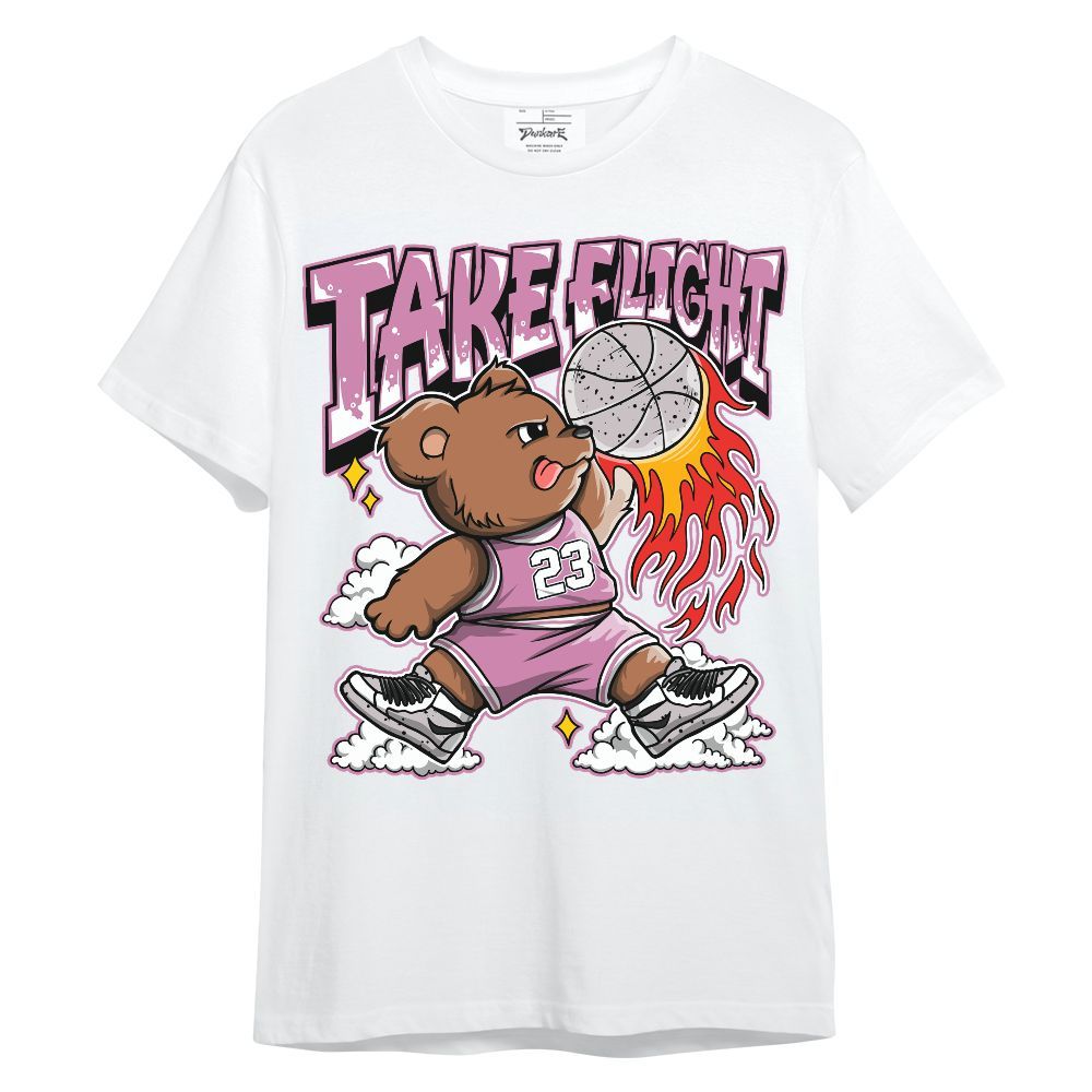 Shirt To Match Neutral Grey Black White Orchid 4s - Number 23 Basketball Bear Unisex Shirt