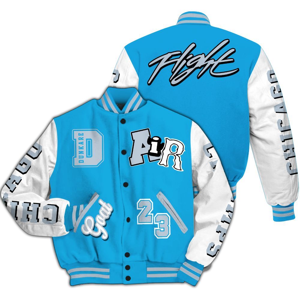 Varsity Jacket To Match University Blue Low 2026 11s - AIR Number 23 GOAT All Over Print