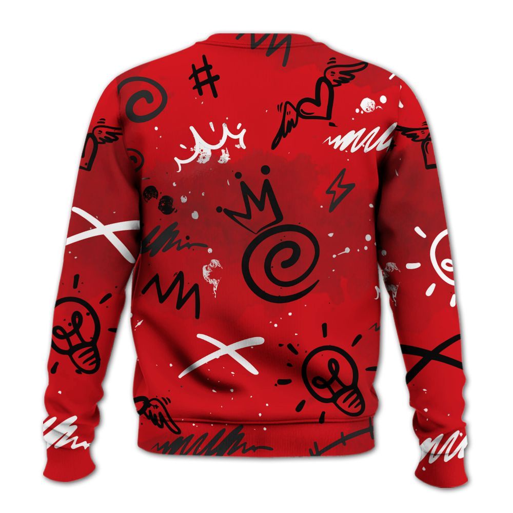 Sweatshirt To Match Ferrari 14s - Drip Been Di2ferent All Over Print