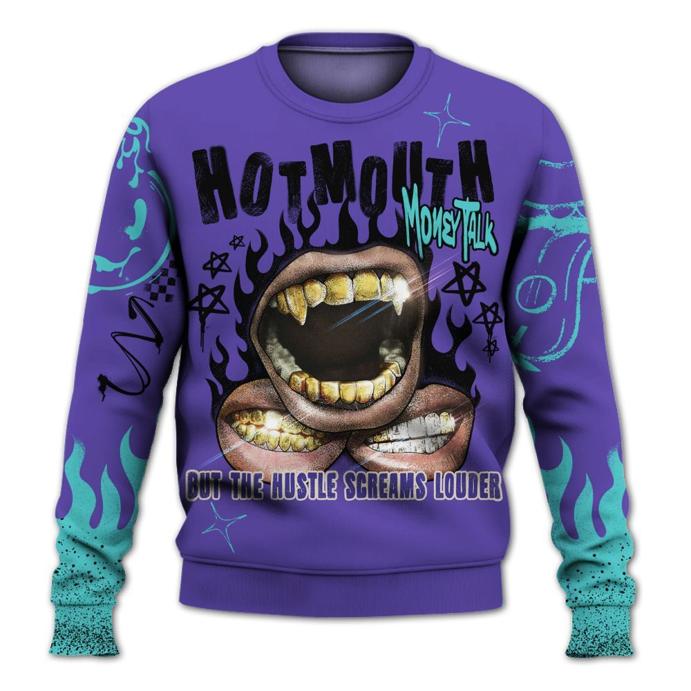 Sweatshirt To Match Low Hornets 1s - Mouth Burning Street Style All Over Print