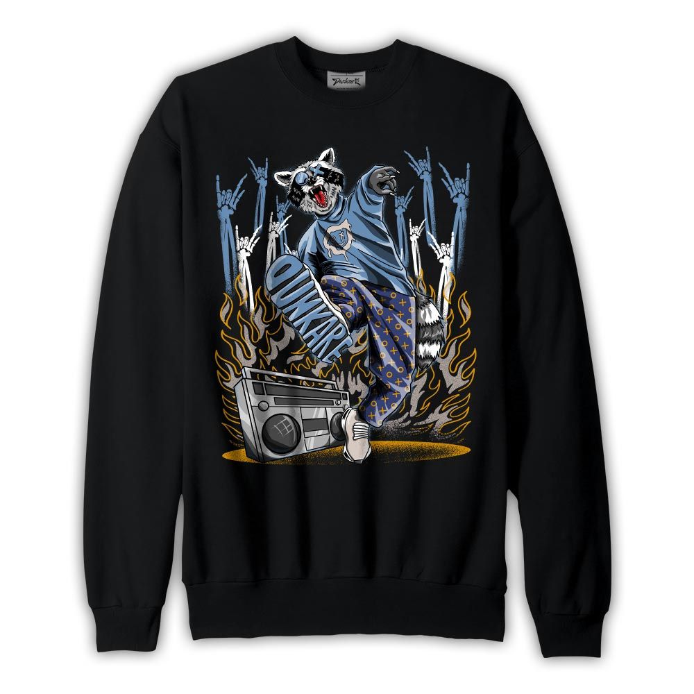 Sweatshirt To match High OG First In Flight 1s Sweatshirt - Hip Hop Raccoon Graphic