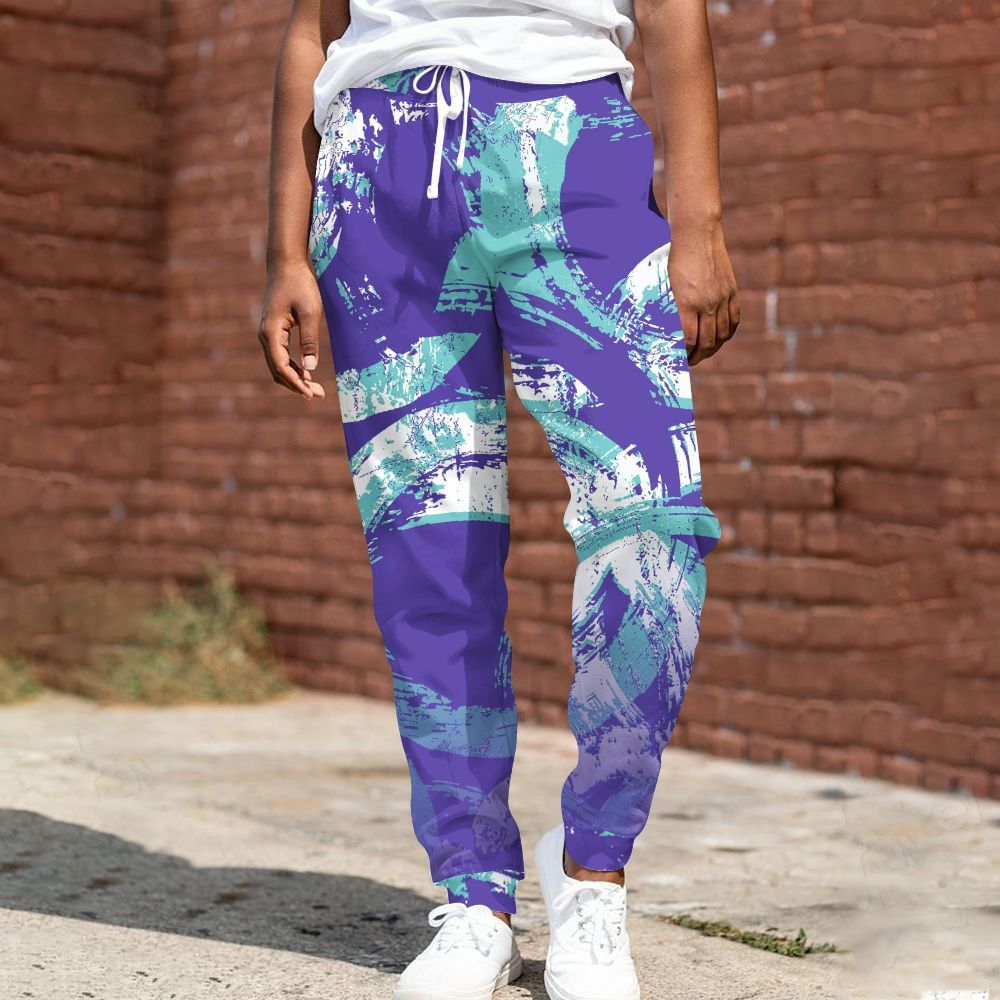 Sweatpant To Match Low Hornets 1s - Circle Slpash All Over Print
