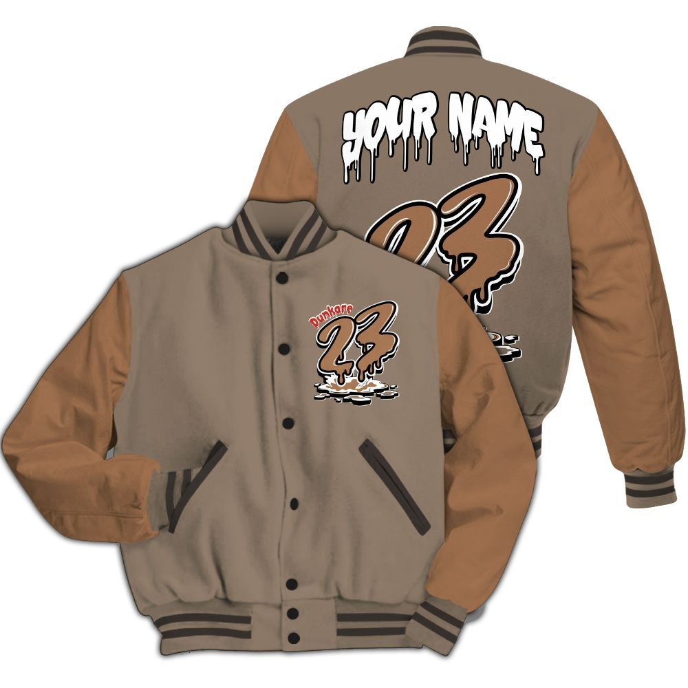 Varsity Jacket To Match Air Max Rocky Distressed - Custom Name 23 Drip All Over Print